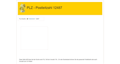 Desktop Screenshot of postleitzahlen.e314.de